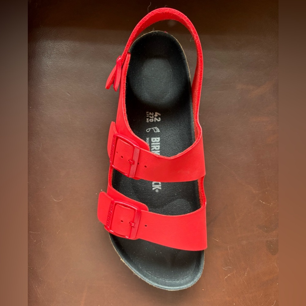 Birkenstock Bright Red Sandals